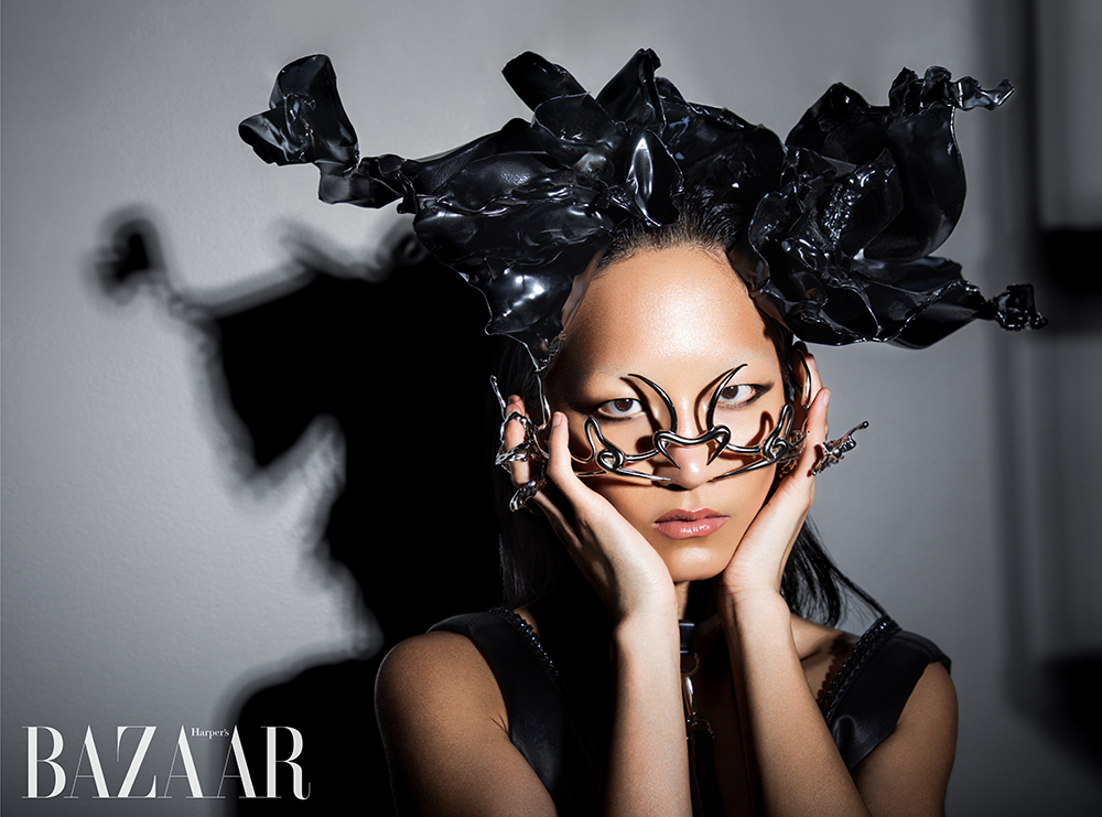 Model: Candice Lam. Photographer: Reinhardt Kenneth. The Black Lotus 1